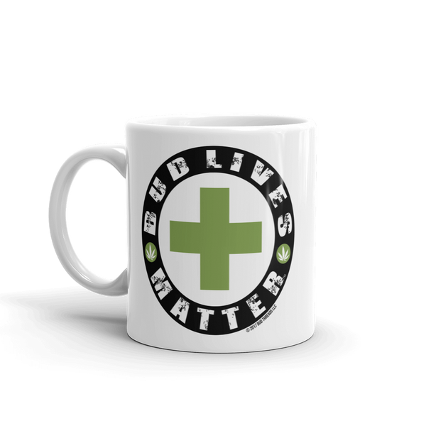 Bud Lives Matter-Green Cross Mug