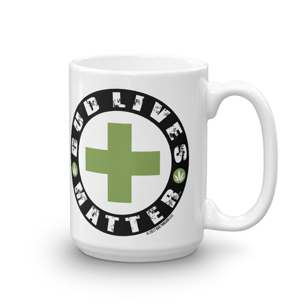 Bud Lives Matter-Green Cross Mug
