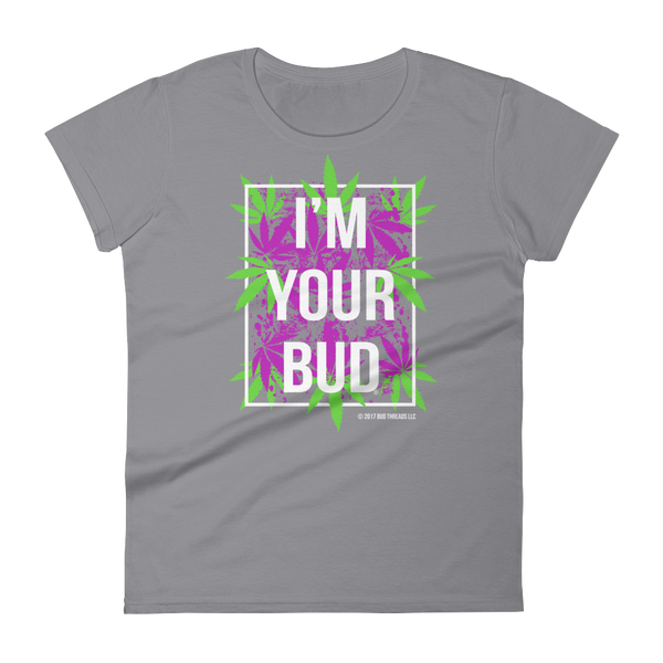 I'm Your Bud-Leaves Purple Reverse Women's short sleeve t-shirt