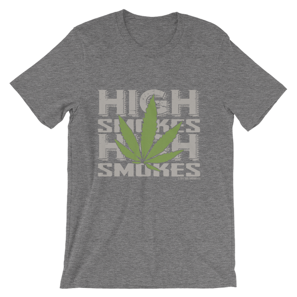 High Smokes Leaf-Short-Sleeve Unisex T-Shirt