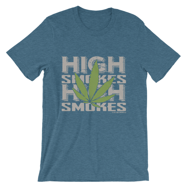 High Smokes Leaf-Short-Sleeve Unisex T-Shirt
