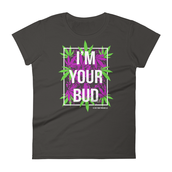I'm Your Bud-Leaves Purple Reverse Women's short sleeve t-shirt