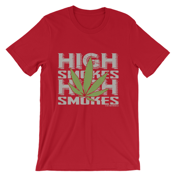 High Smokes Leaf-Short-Sleeve Unisex T-Shirt