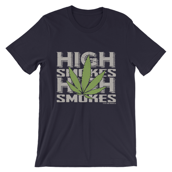 High Smokes Leaf-Short-Sleeve Unisex T-Shirt