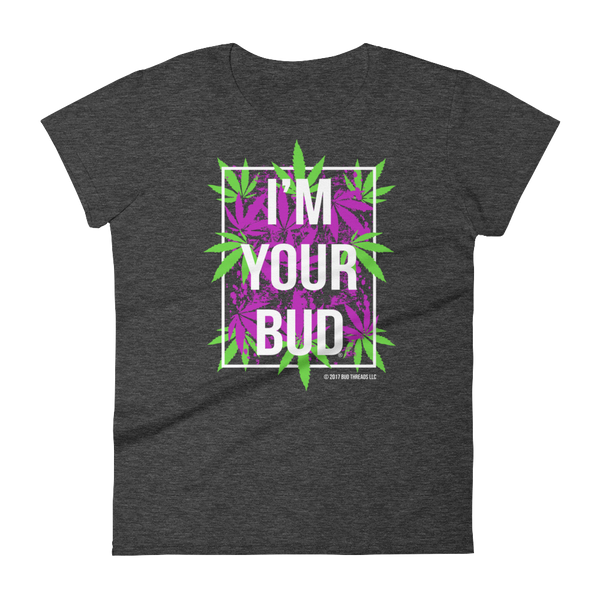 I'm Your Bud-Leaves Purple Reverse Women's short sleeve t-shirt