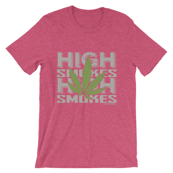 High Smokes Leaf-Short-Sleeve Unisex T-Shirt
