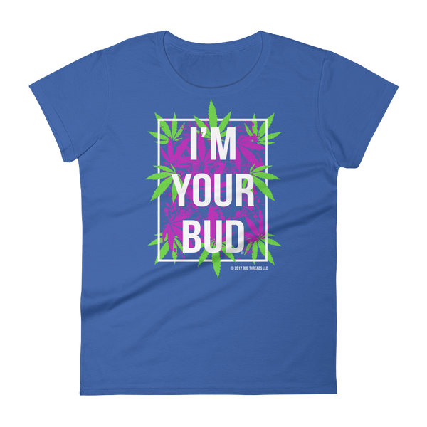 I'm Your Bud-Leaves Purple Reverse Women's short sleeve t-shirt