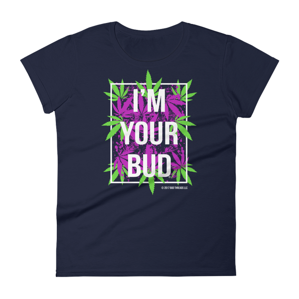 I'm Your Bud-Leaves Purple Reverse Women's short sleeve t-shirt