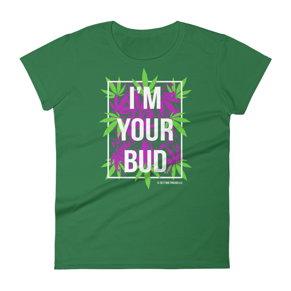 I'm Your Bud-Leaves Purple Reverse Women's short sleeve t-shirt