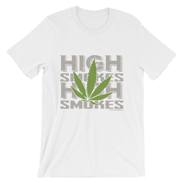 High Smokes Leaf-Short-Sleeve Unisex T-Shirt