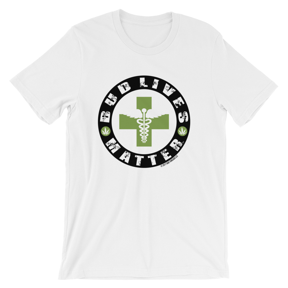 Bud Lives Matter-Circle Green Med Cross Short-Sleeve Unisex T-Shirt
