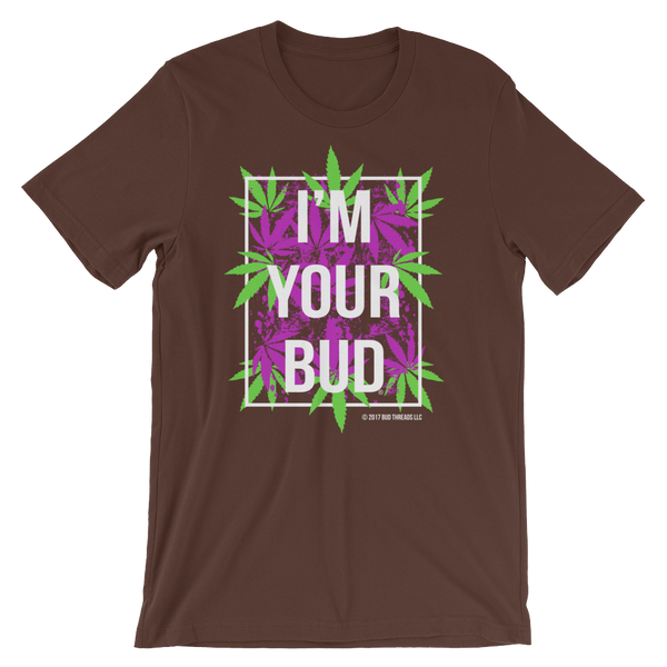 I'm Your Bud-Leaves Purple Reverse Short-Sleeve Unisex T-Shirt