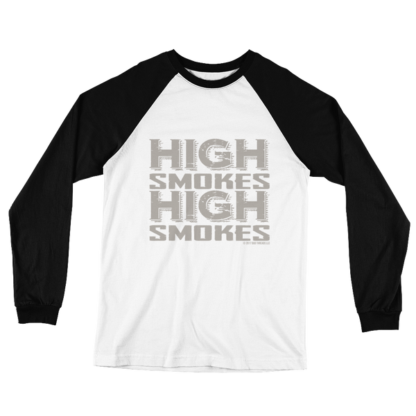 High Smokes-Long Sleeve Baseball T-Shirt