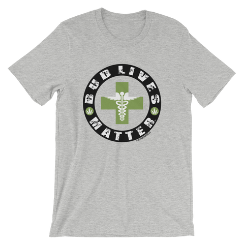 Bud Lives Matter-Circle Green Med Cross Short-Sleeve Unisex T-Shirt