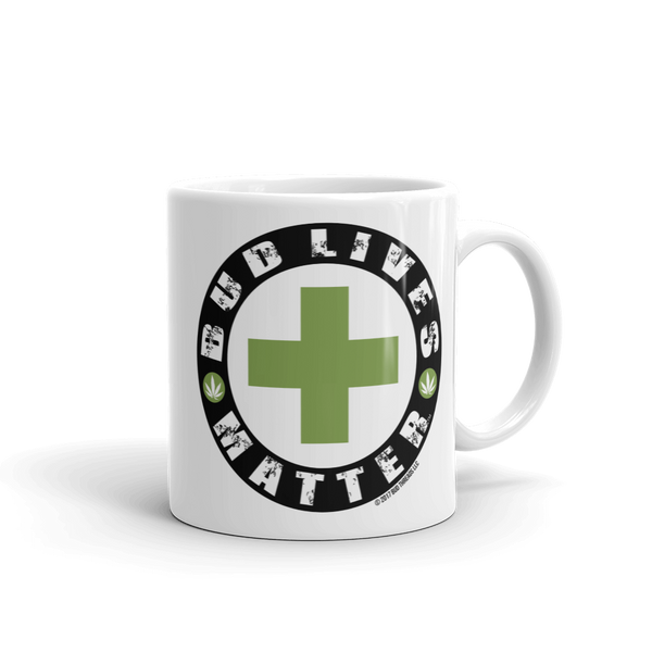Bud Lives Matter-Green Cross Mug